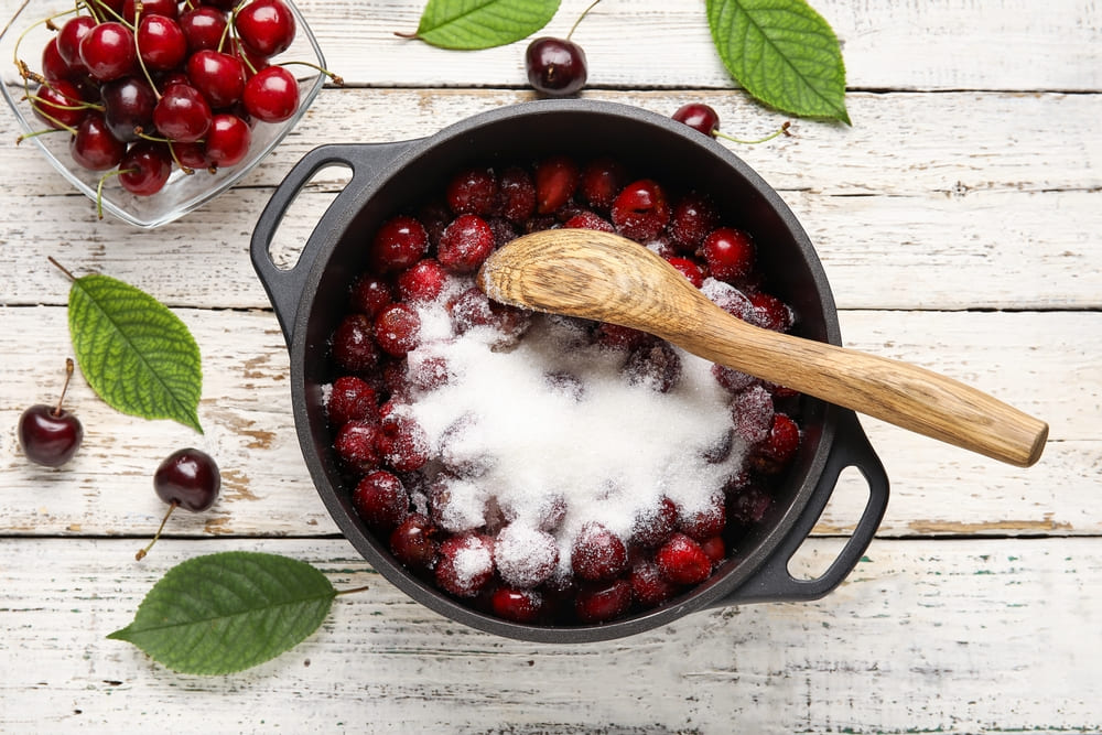 Preparare dulceata de cirese
