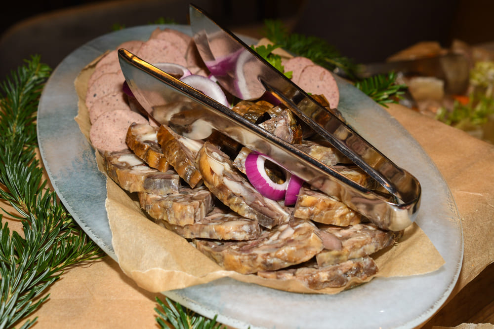 Platou preparate porc