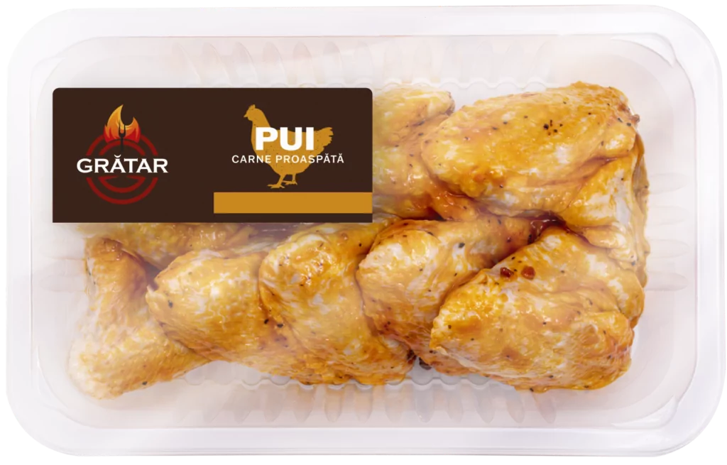 Aripi de pui cu piele marinate