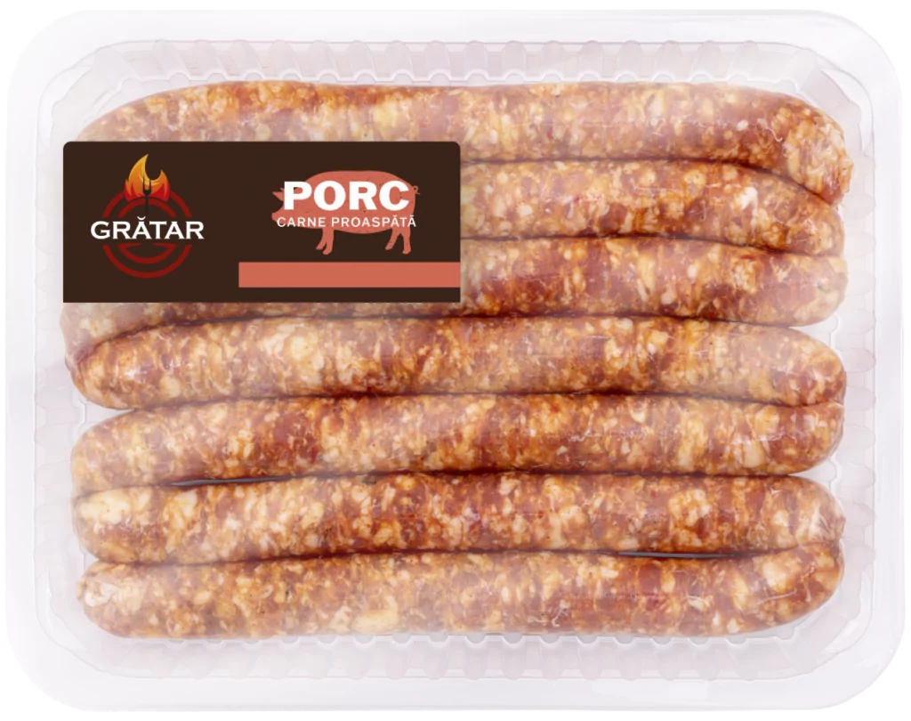 Cârnaţi picanţi în maţ de oaie