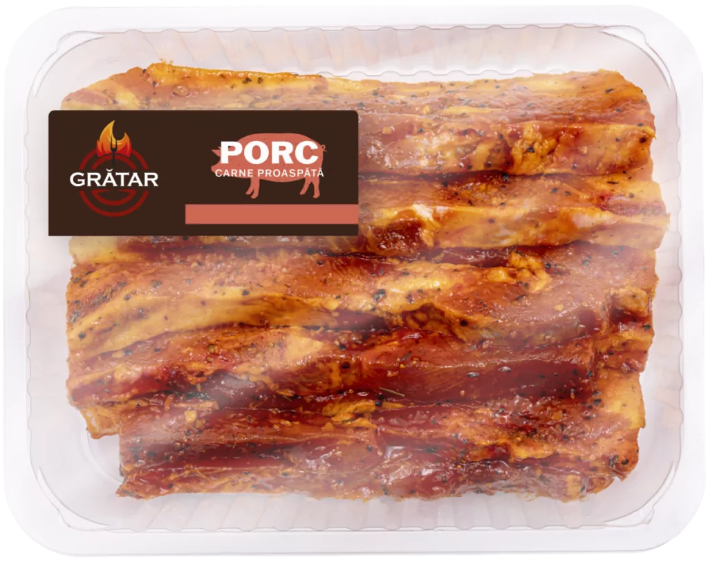 Piept de porc cu os marinat