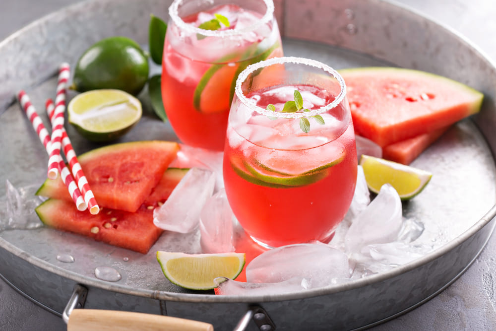 Cocktailuri cu pepene roșu
