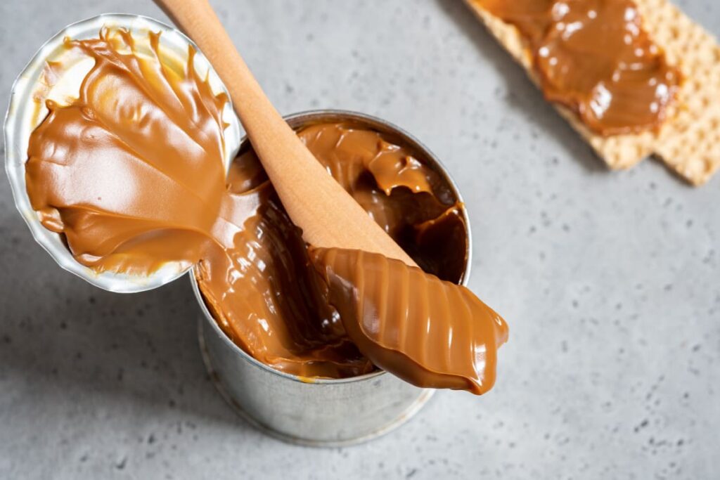 conserva cu dulce de leche din lapte condensat