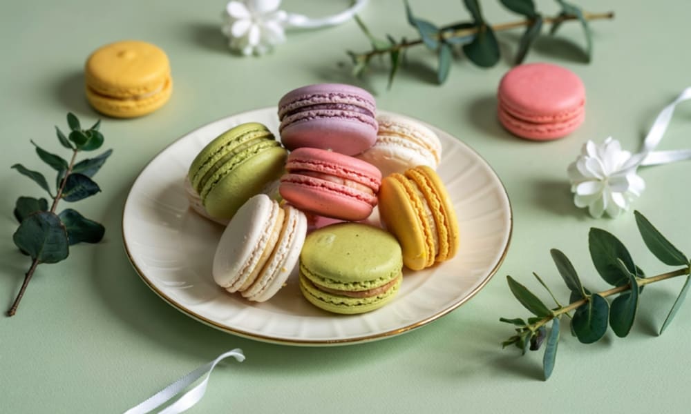 macarons colorati