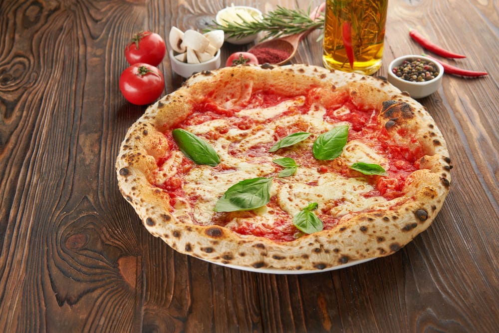 pizza de post vegetariana