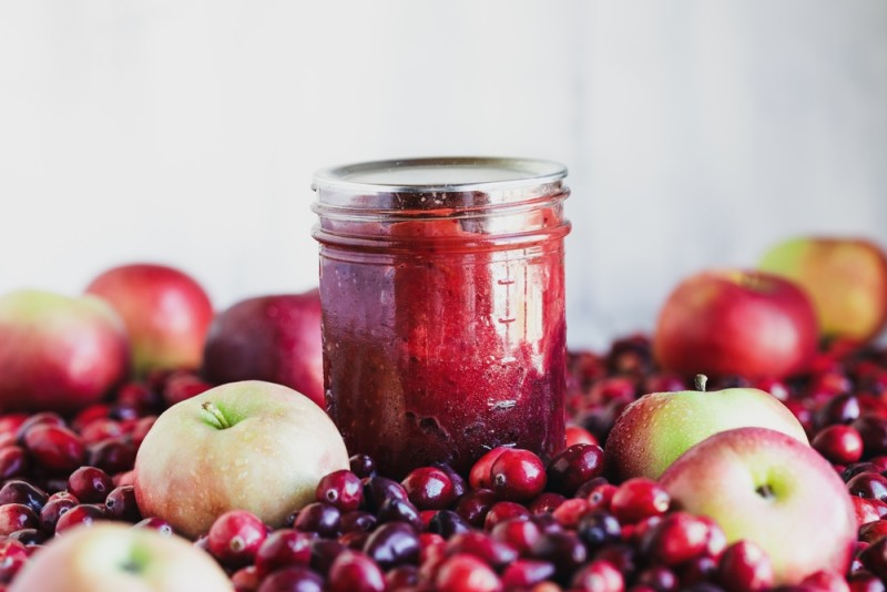 Ingrediente pentru chutney de dovleac cu mere