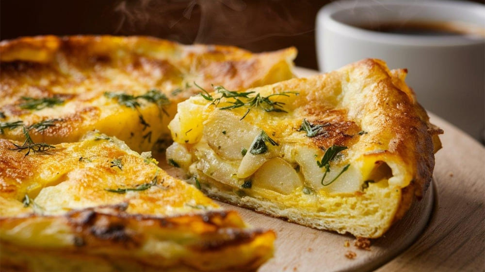 frittata cu cartofi gatita la cuptor